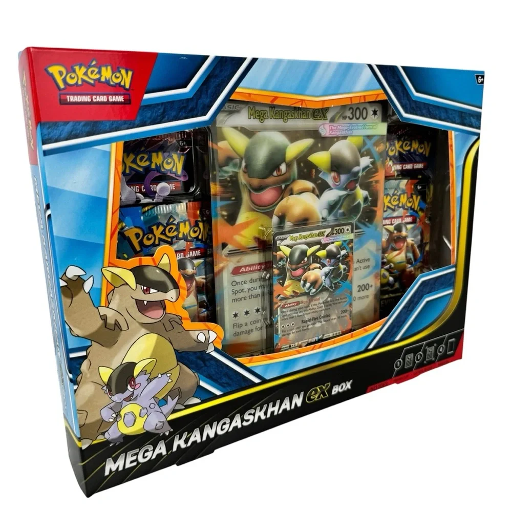 Pokemon Mega Kangaskhan EX Box - Blue Yellow Black